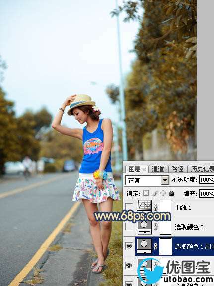 霞光效果，制作昏暗风格的霞光效果_www.utobao.com