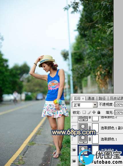 霞光效果，制作昏暗风格的霞光效果_www.utobao.com