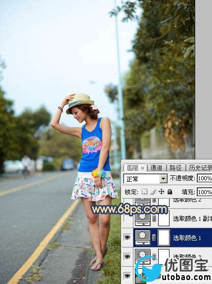 霞光效果，制作昏暗风格的霞光效果_www.utobao.com