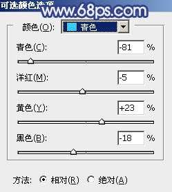 ps调出照片的青蓝色调教程