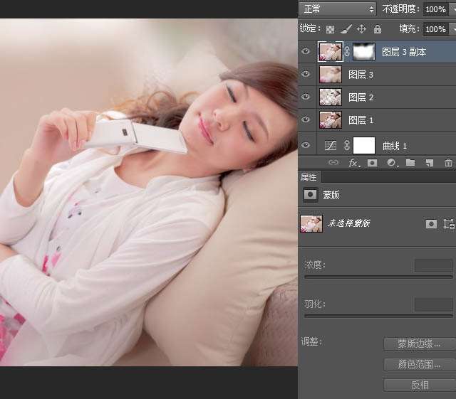青色调，调出淡青色人像照片_www.utobao.com