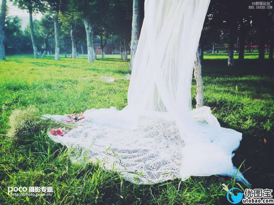 ps调出清新复古少女色调教程_ps教程自学网(www.utobao.com) ps调出清新复古少女色调教程