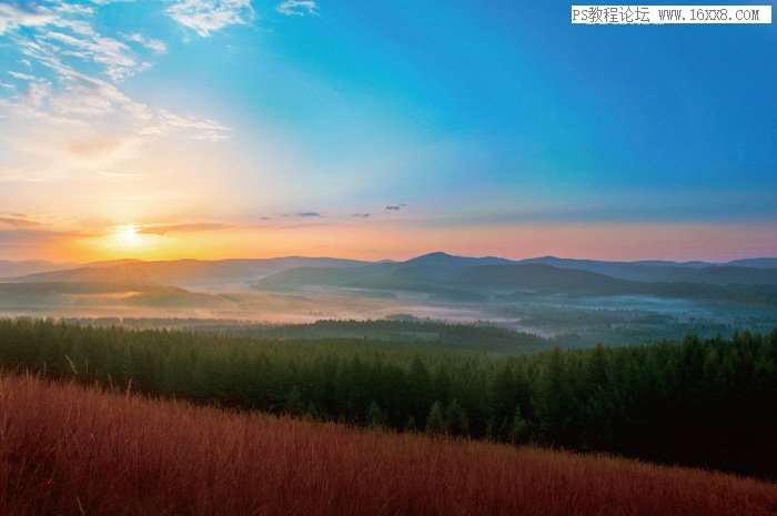 照片去灰，灰暗风景照如何变瑰丽风景照的_www.utobao.com