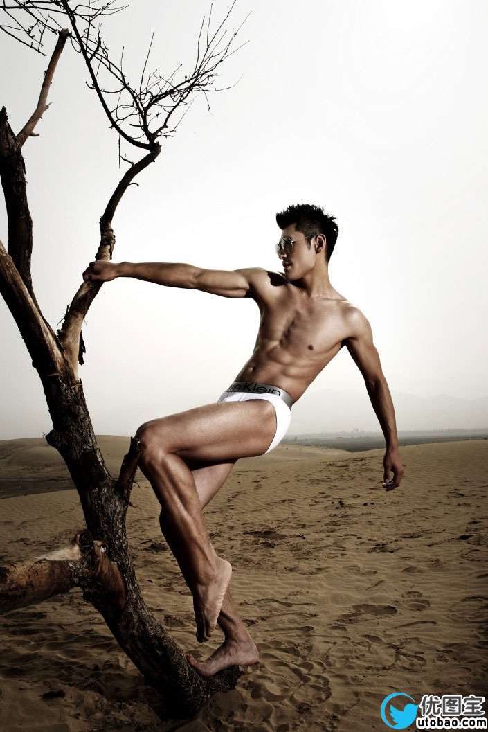 质感肌肤，给猛男照片打造质感肌肤_www.utobao.com