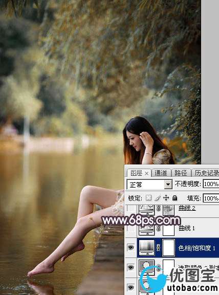 红色调，ps调出高对比的暖红色调照片