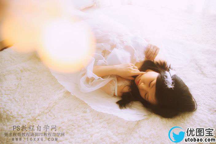 粉色调，如何调出漂亮的粉色孕妇照片_www.utobao.com