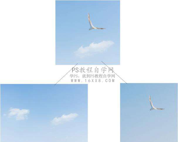 静物调色,调出蓝色天空调色教程_www.utobao.com