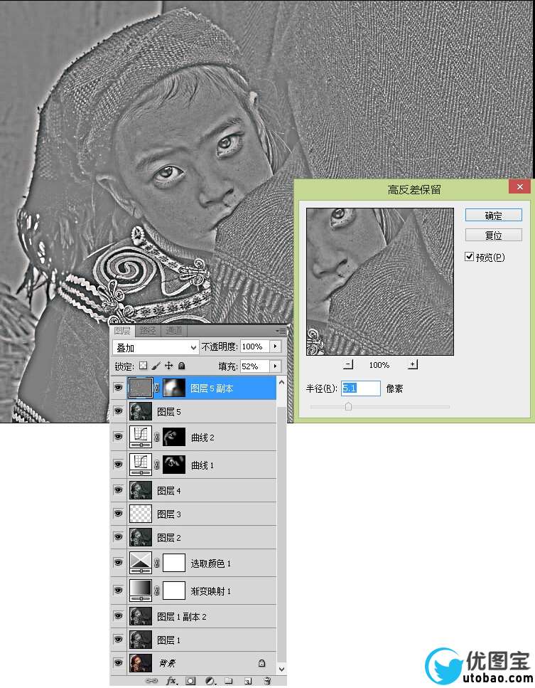 黑白照片,教你怎么调有质感的黑白照片_www.utobao.com