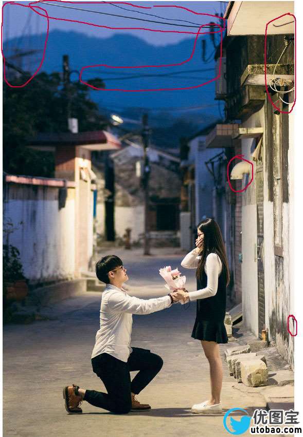 摄影后期，通过后期拯救闷黄夜景废片_www.utobao.com