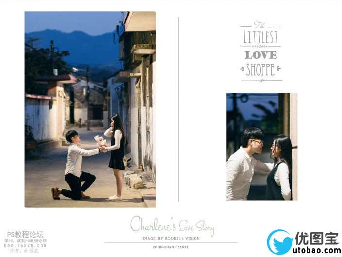 摄影后期，通过后期拯救闷黄夜景废片_www.utobao.com