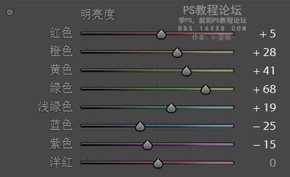 森系色调，调森系人像照片教程_www.utobao.com