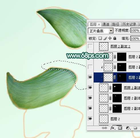 PS制作粽叶文字效果 优图宝 PS文字效果教程