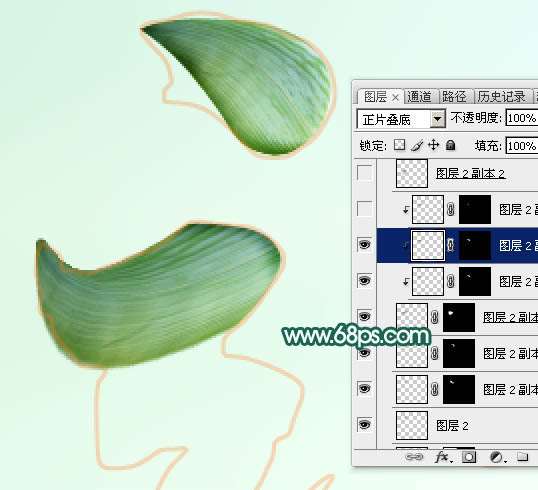 PS制作粽叶文字效果 优图宝 PS文字效果教程