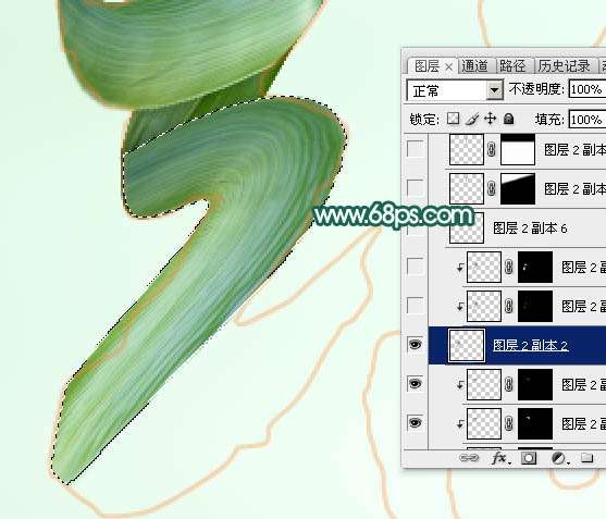 PS制作粽叶文字效果 优图宝 PS文字效果教程