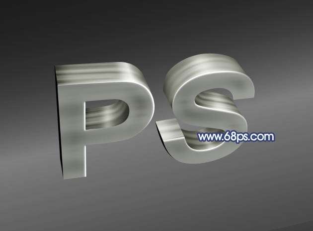 PS制作实用漂亮金属效果立体字 优图宝 PS文字效果教程
