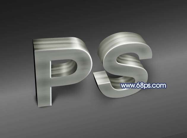 PS制作实用漂亮金属效果立体字 优图宝 PS文字效果教程