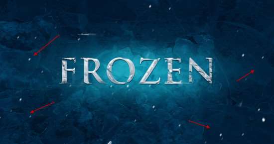 PS制作冰雪奇缘特效字体 优图宝 PS文字效果教程