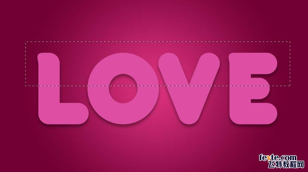 PS创建巧克力奶油文字效果 优图宝 PS文字效果教程Chocolate Text Effect in Photoshop for Valentines Day Photo chocolate marquee 1024x572 Chocolate Text Effect in Photoshop for Valentines Day