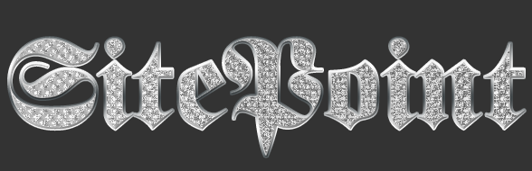 PS快速制作钻石文字效果 优图宝 PS文字效果教程DiamondType