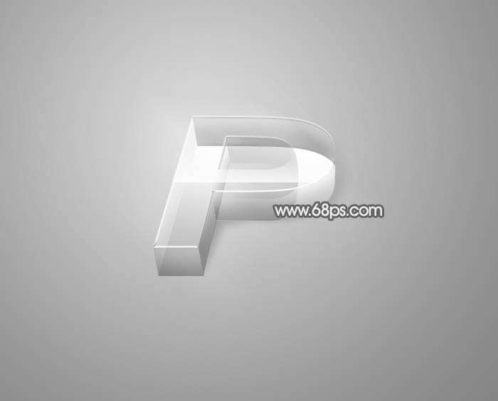 Photoshop制作透明玻璃立体字 优图宝 PS文字效果教程