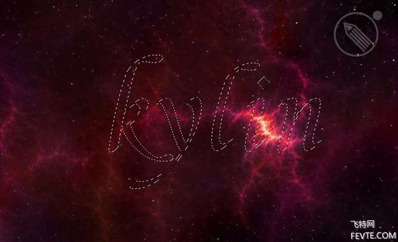 PS制作炫丽星空文字效果 优图宝 PS文字效果教程