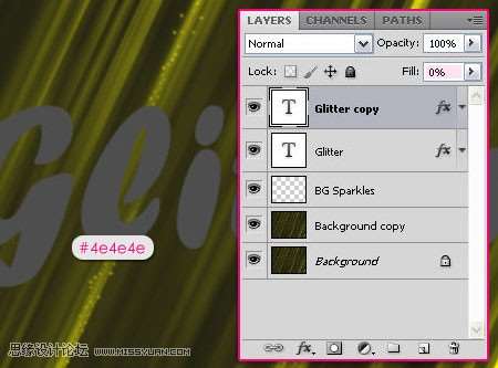 Photoshop制作漂亮珍珠镶边文字效果 优图宝 PS文字效果教程
