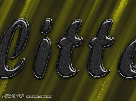 Photoshop制作漂亮珍珠镶边文字效果 优图宝 PS文字效果教程