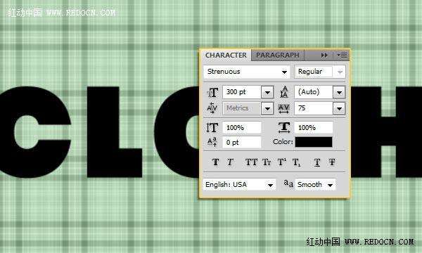 PS制作布料纹理效果文字 优图宝 PS文字效果教程