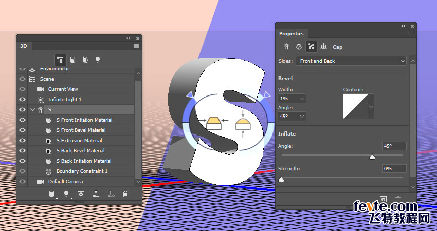 PS制作3D立体字教程 优图宝 PS文字效果教程