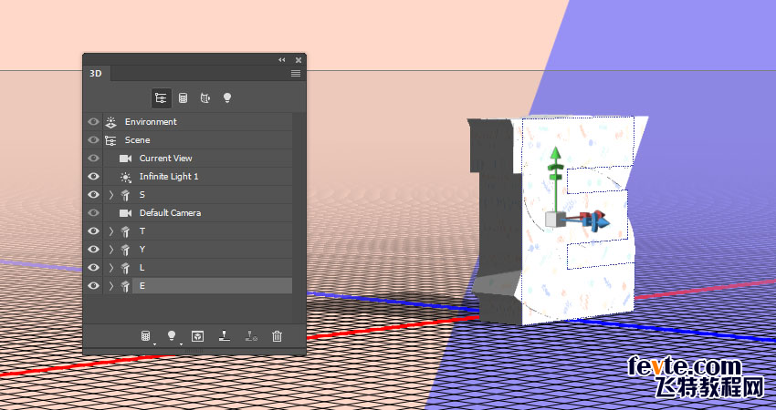 PS制作3D立体字教程 优图宝 PS文字效果教程