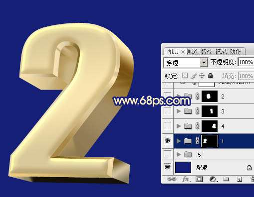 ps制作漂亮土豪金立体文字效果 优图宝 PS文字效果教程