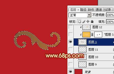 PS打造华丽的立体字贺卡 优图宝 PS文字效果教程