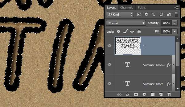 PS制作逼真书写在沙滩上的文字效果 优图宝 PS文字效果教程