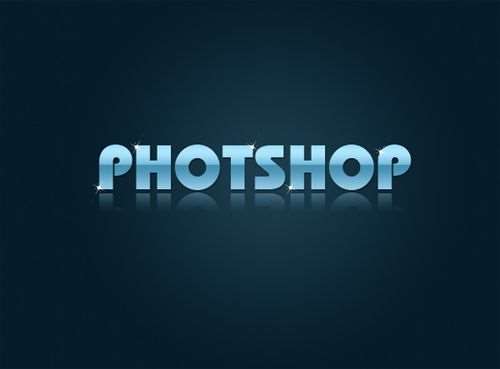 PS简单制作质感倒影文字 优图宝 文字效果