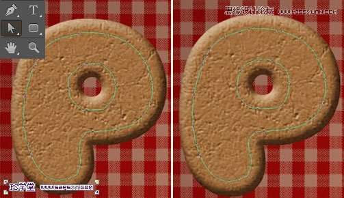 PS制作巧克力饼干文字效果 优图宝 PS文字效果教程