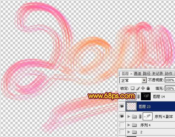 PS制作超漂亮的光丝文字效果 优图宝 PS文字效果教程