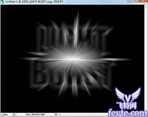 Photoshop制作发光字 优图宝 photshop文字效果教程
