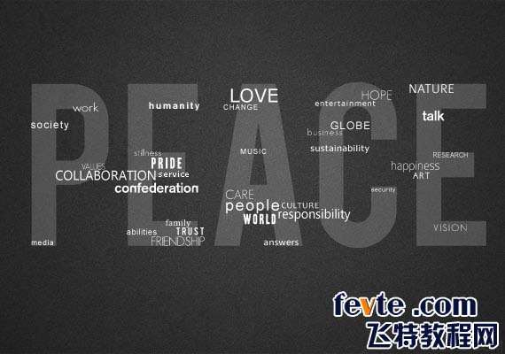 PS制作经典拼接文字效果 优图宝 PS文字效果教程