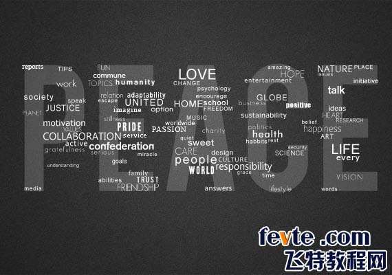 PS制作经典拼接文字效果 优图宝 PS文字效果教程