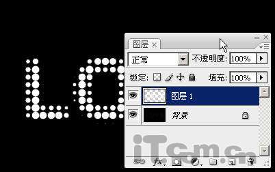 PS滤镜制作打孔字 优图宝 PS滤镜教程