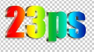 Photoshop制作七彩立体字 优图宝 PS文字效果教程