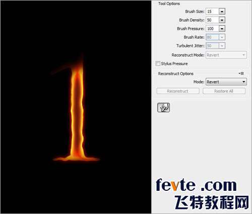 PS制作火焰字 优图宝 PS文字效果教程