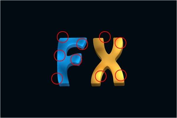 PS制作炫光立体文字 优图宝 PS文字效果教程