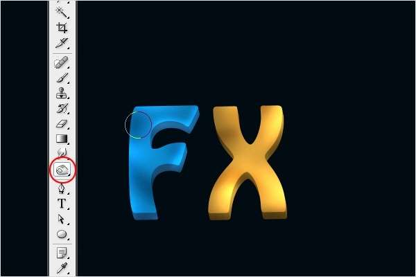 PS制作炫光立体文字 优图宝 PS文字效果教程