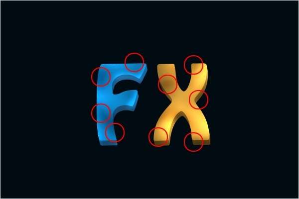 PS制作炫光立体文字 优图宝 PS文字效果教程