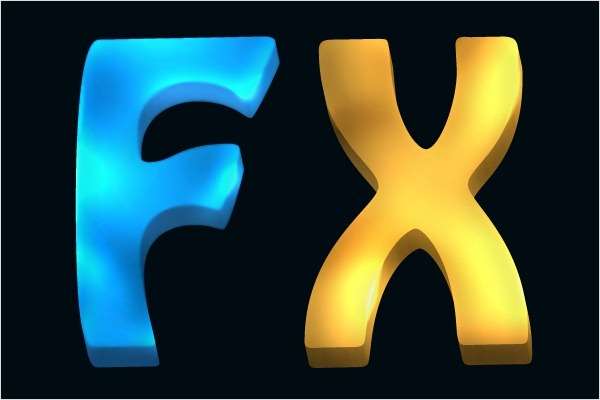 PS制作炫光立体文字 优图宝 PS文字效果教程