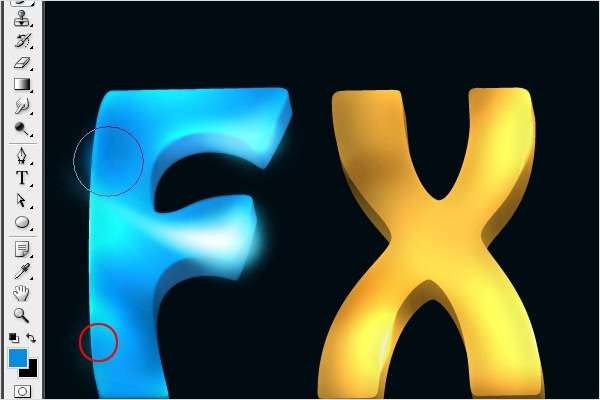 PS制作炫光立体文字 优图宝 PS文字效果教程