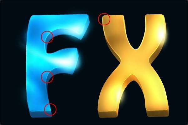 PS制作炫光立体文字 优图宝 PS文字效果教程