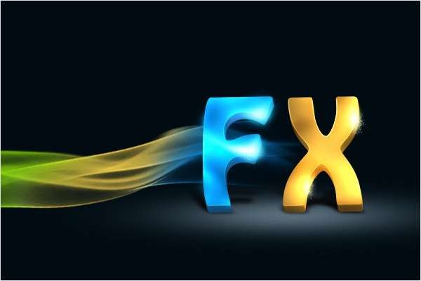 PS制作炫光立体文字 优图宝 PS文字效果教程