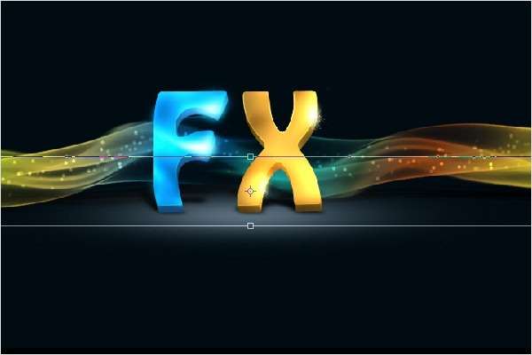 PS制作炫光立体文字 优图宝 PS文字效果教程
